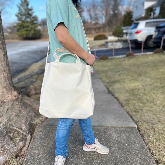 Reusable Grocery Canvas Thick Large Bag - Eco-Friendly - Picture 8 of 12